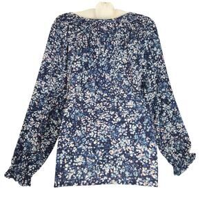 Jessica Simpson Womens Large Top Ditsy Floral Lightweight Flowy Cottagecore